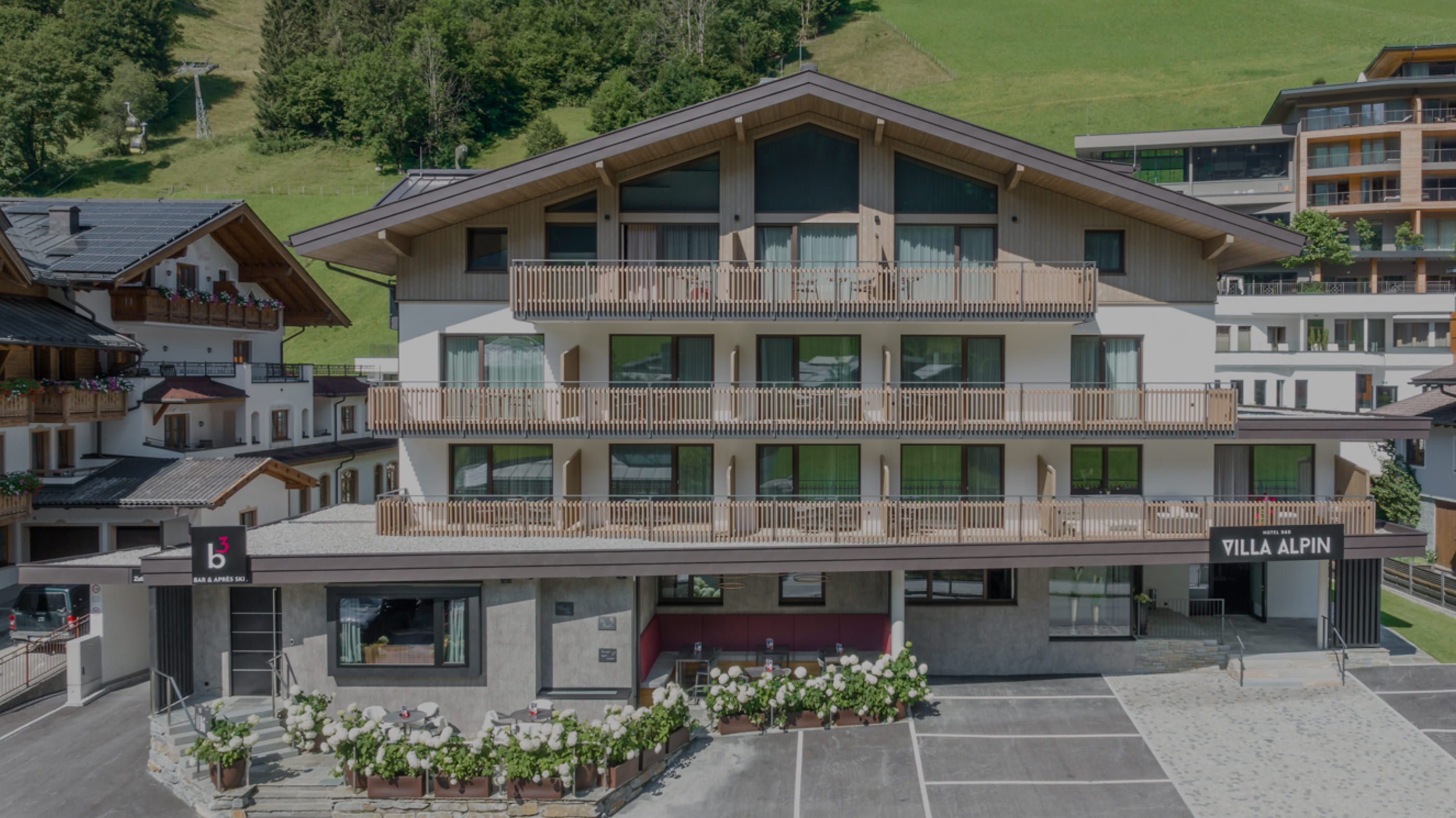 Hotel Villa Alpin Großarl im Sommer